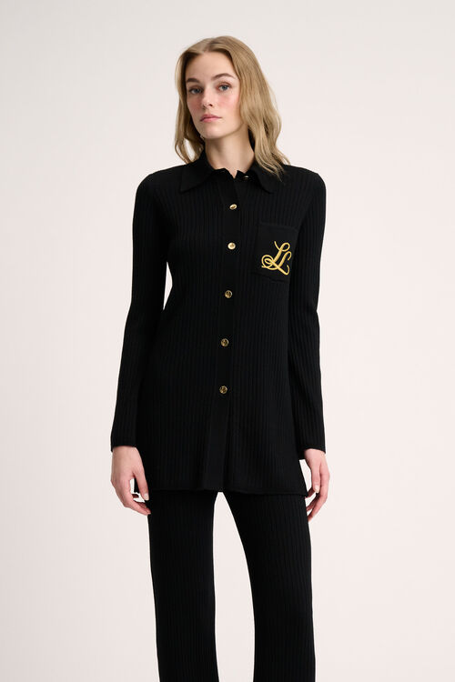 Luisa Spagnoli Molla - Cardigan lungo ricamato Outlet