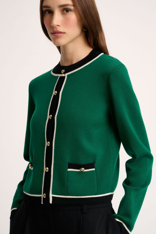 Luisa Spagnoli Materiale - Cardigan bon ton In Vendita