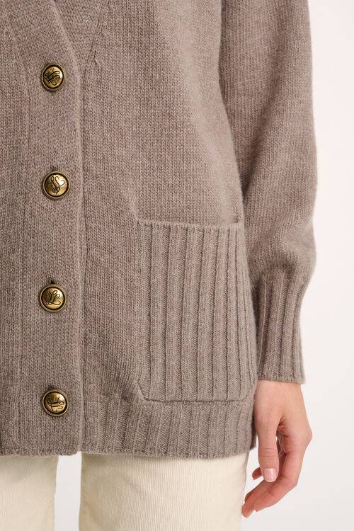 Luisa Spagnoli Canolo - Cardigan in misto cashmere Saldi