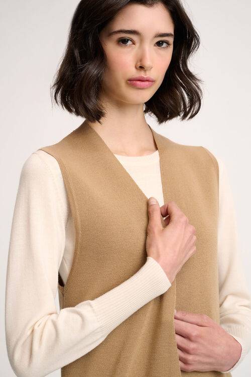 Luisa Spagnoli Menna - Gilet in maglia Vendita Economica