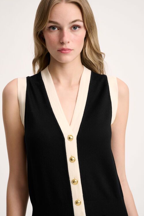 Luisa Spagnoli Mongiovino - Gilet bon ton Saldi Di Fabbrica