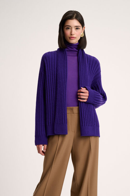 Luisa Spagnoli Meccanica - Cardigan a coste Moda