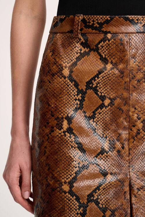 Luisa Spagnoli Francia - Gonna in pelle - Fashion Show Offerta
