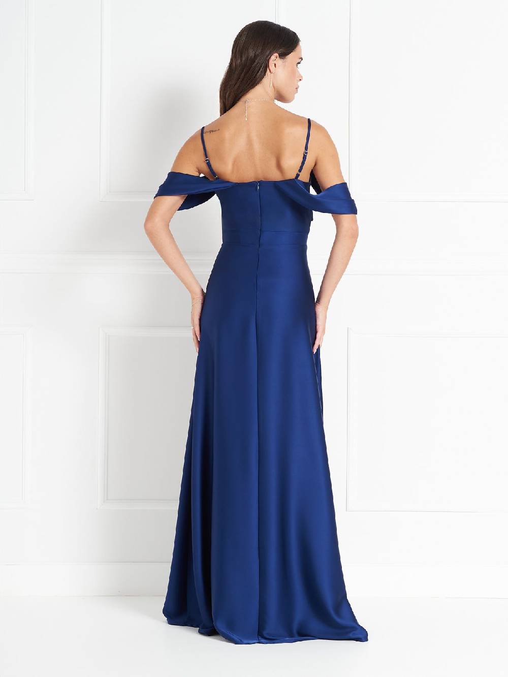 Rinascimento Abito Lungo atelier Blu Promozione Limitata