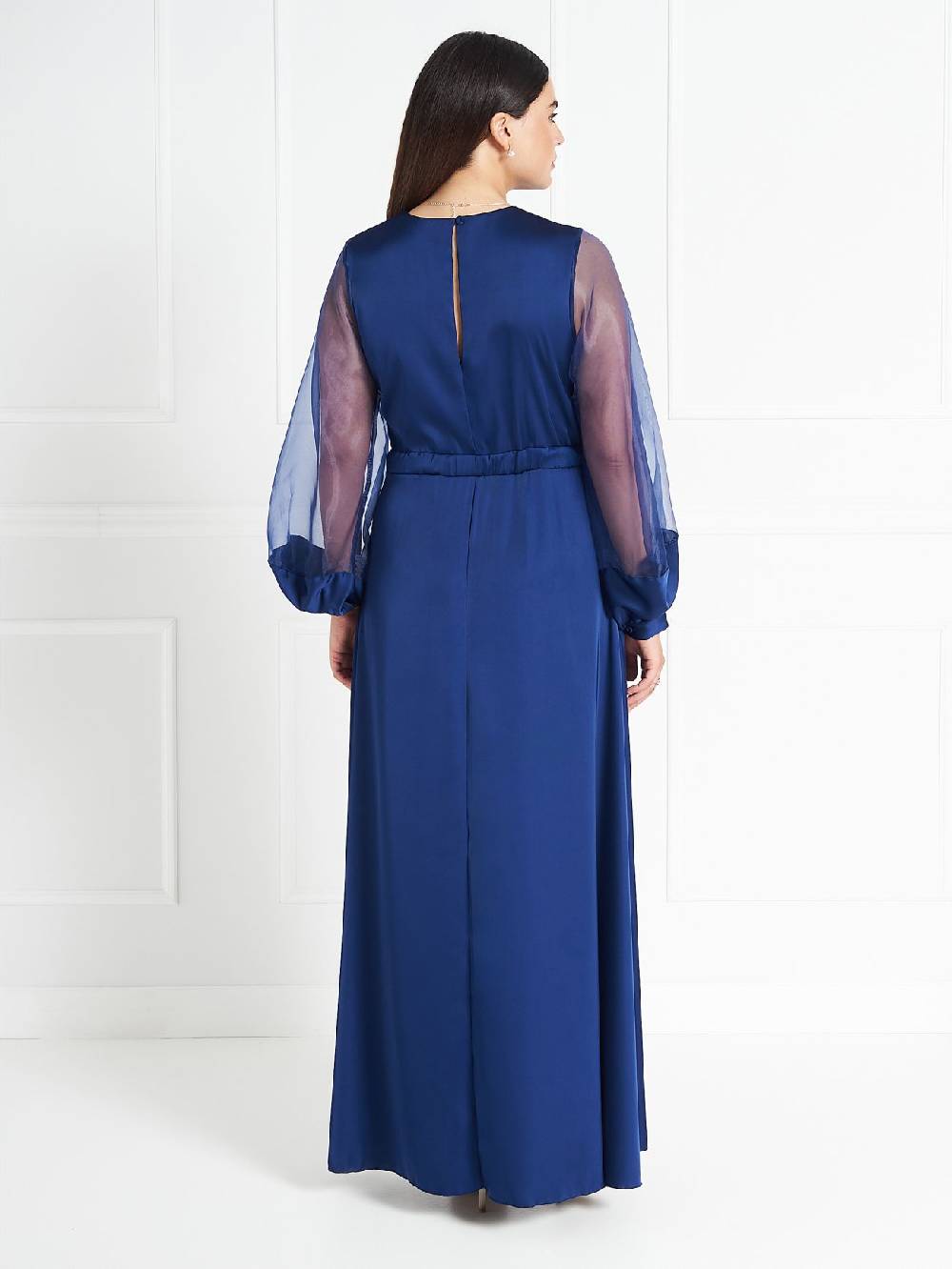 Rinascimento Abito Curvy atelier Blu Prezzo Ridotto