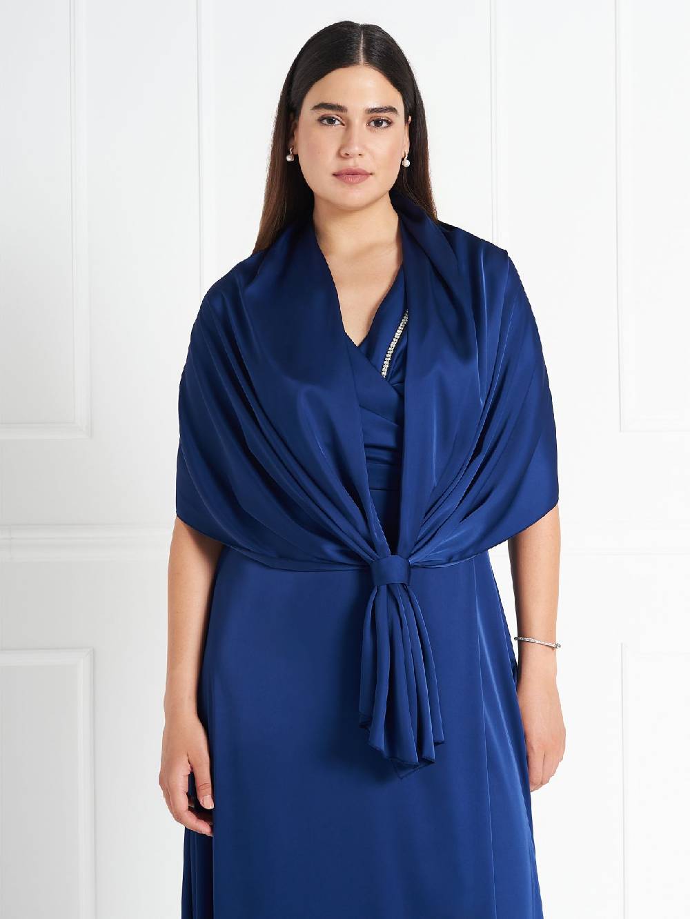Rinascimento Stola atelier Blu Sottocosto