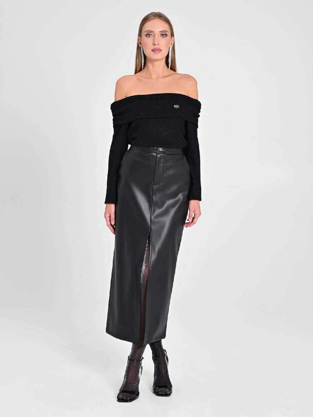 Rinascimento Maglia Lurex Nera I Più Venduti
