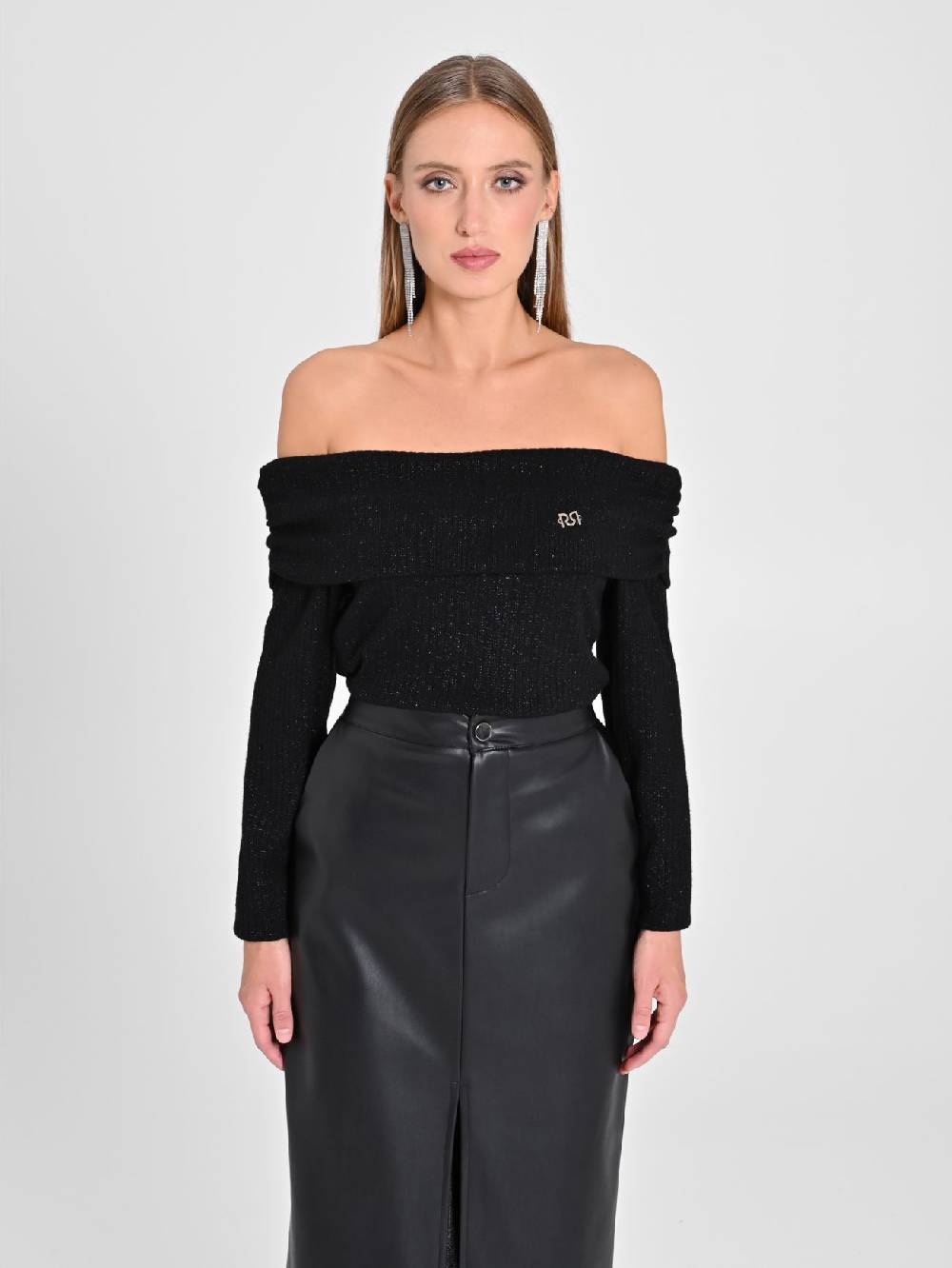 Rinascimento Maglia Lurex Nera I Più Venduti