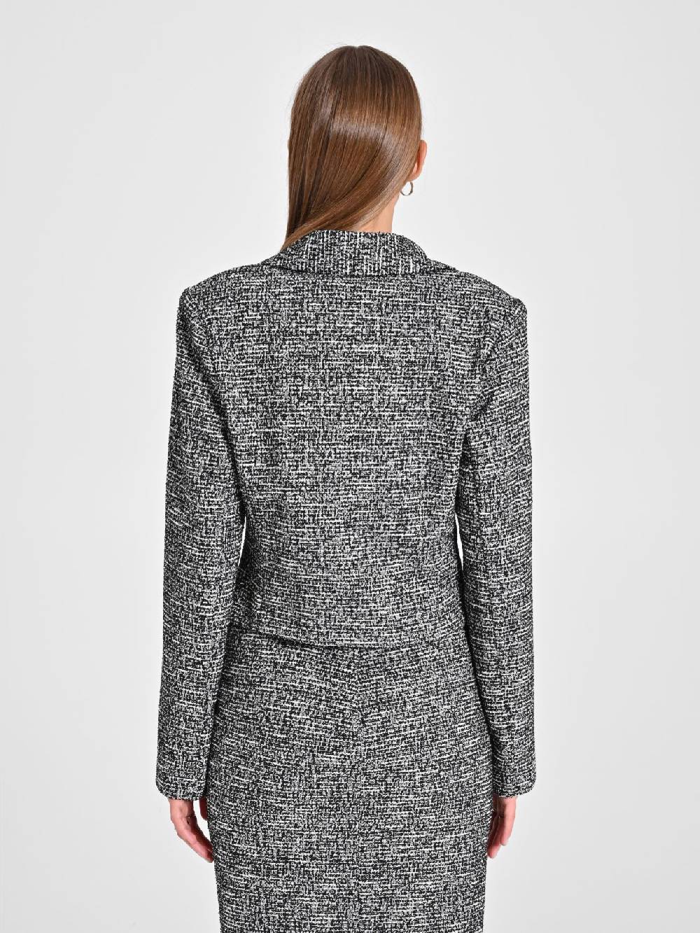 Rinascimento Giacca Tweed Lurex Nuova