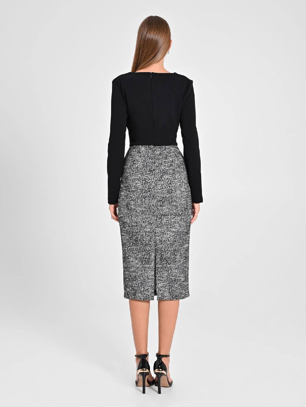 Rinascimento Abito Tweed Lurex Moda