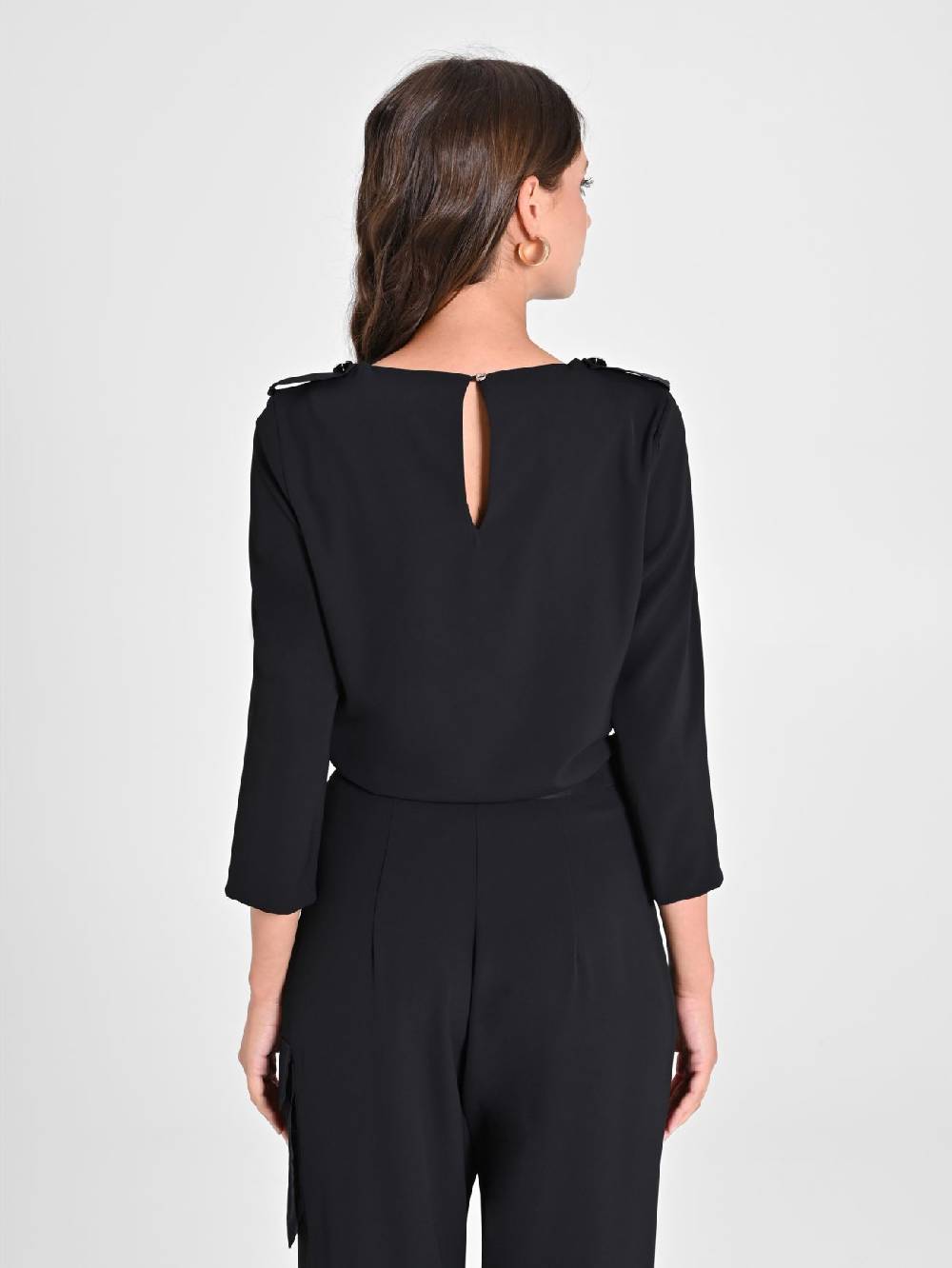 Rinascimento Blusa con Taschino in Taffetà Pezzi Unici