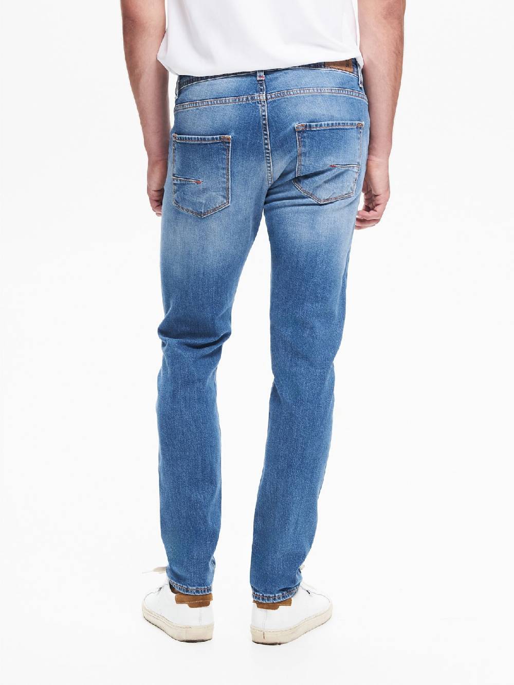 Rinascimento Jeans Slim-Fit Uomo Blu QB24 Consegna Veloce