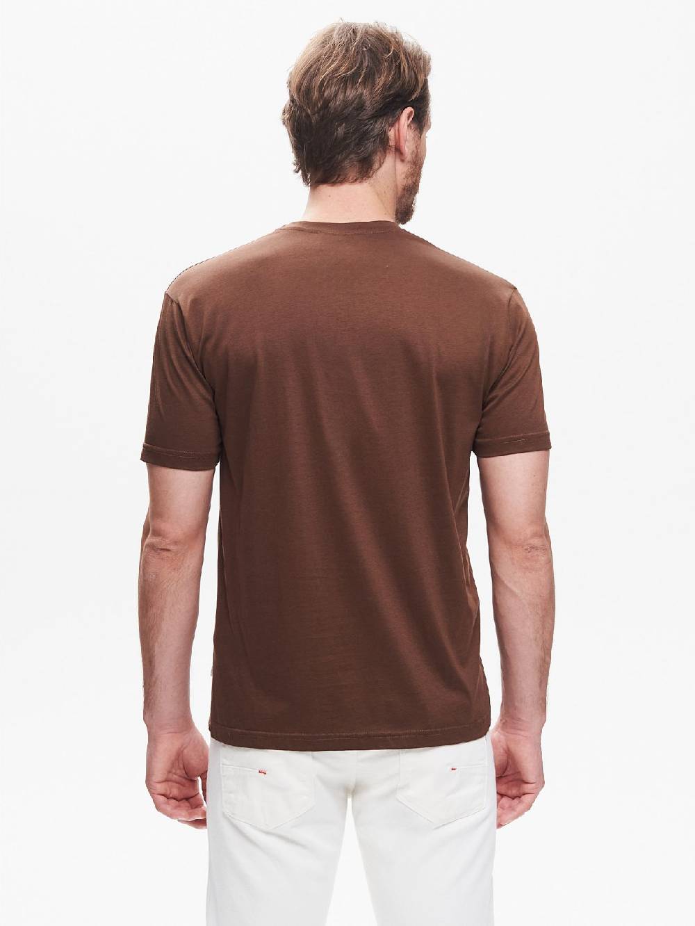 Rinascimento T-shirt Girocollo Uomo Taschino a Filetto QB24 Economico