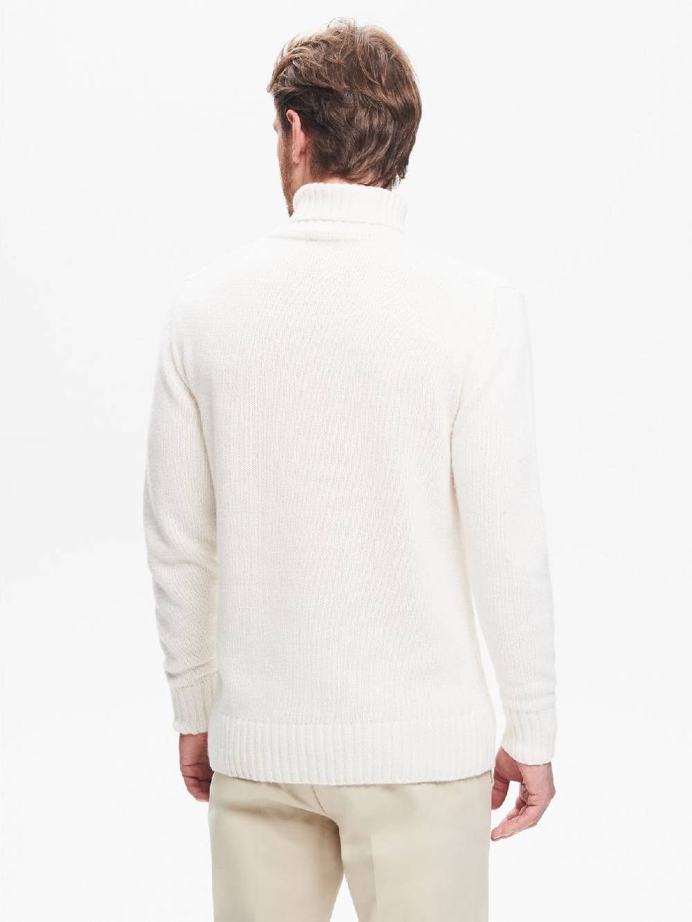 Rinascimento Maglione Dolcevita Uomo con Lavorazione QB24 Saldi