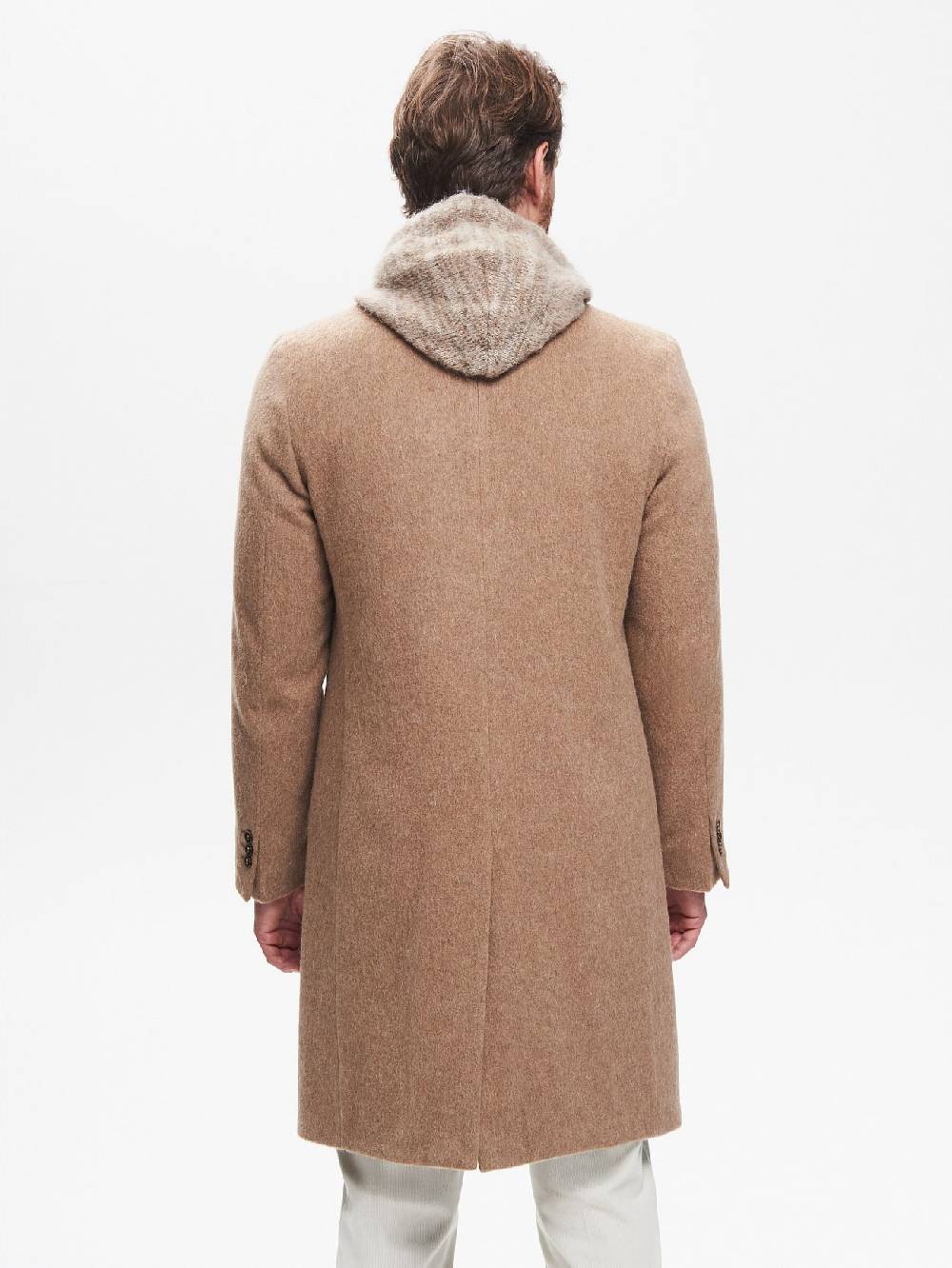Rinascimento Cappotto Doppiopetto Uomo Over Spazzolato QB24 Offerte