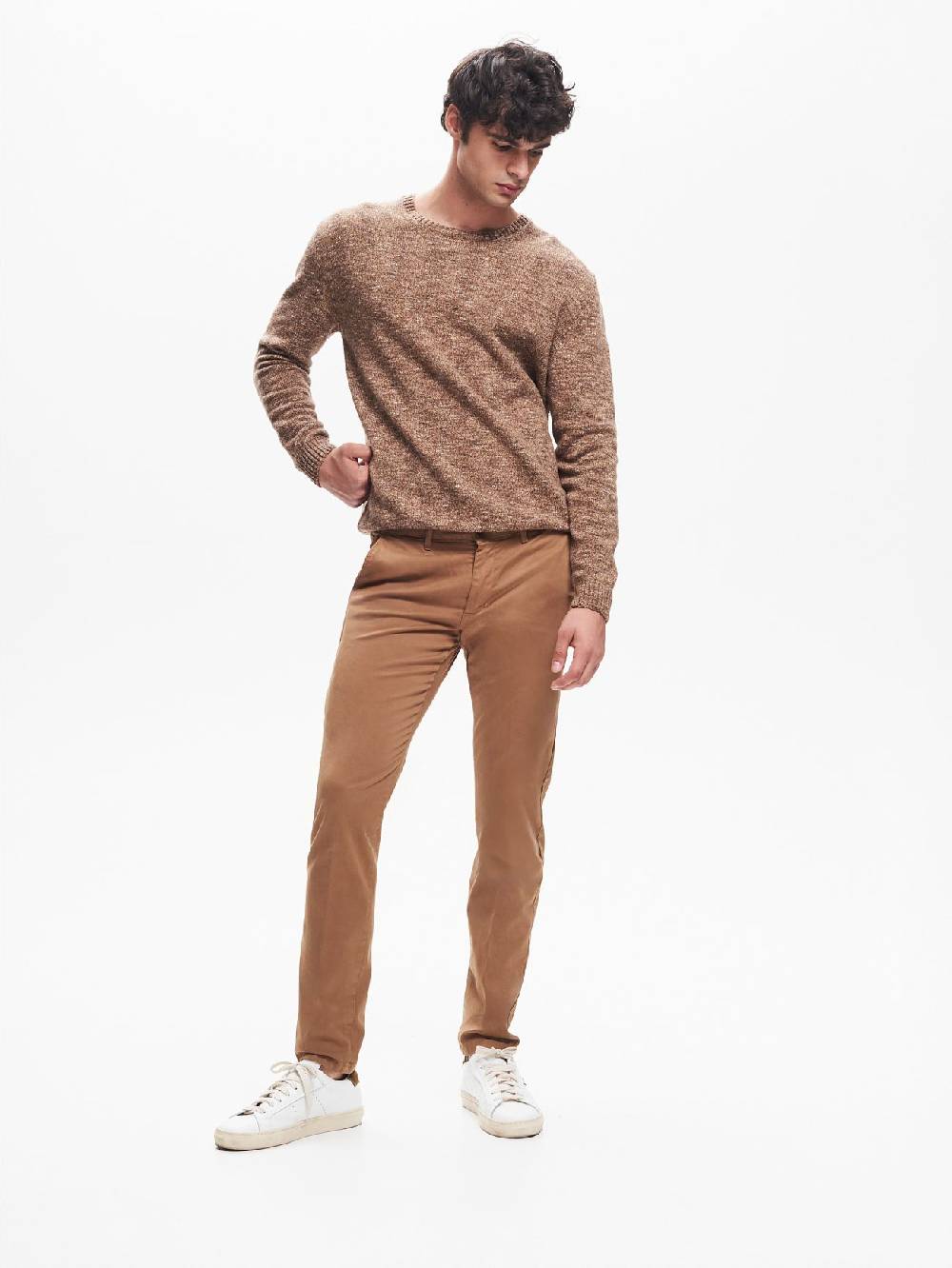 Rinascimento Pantaloni Uomo Chinos Basic Cammello QB24 Hotsell