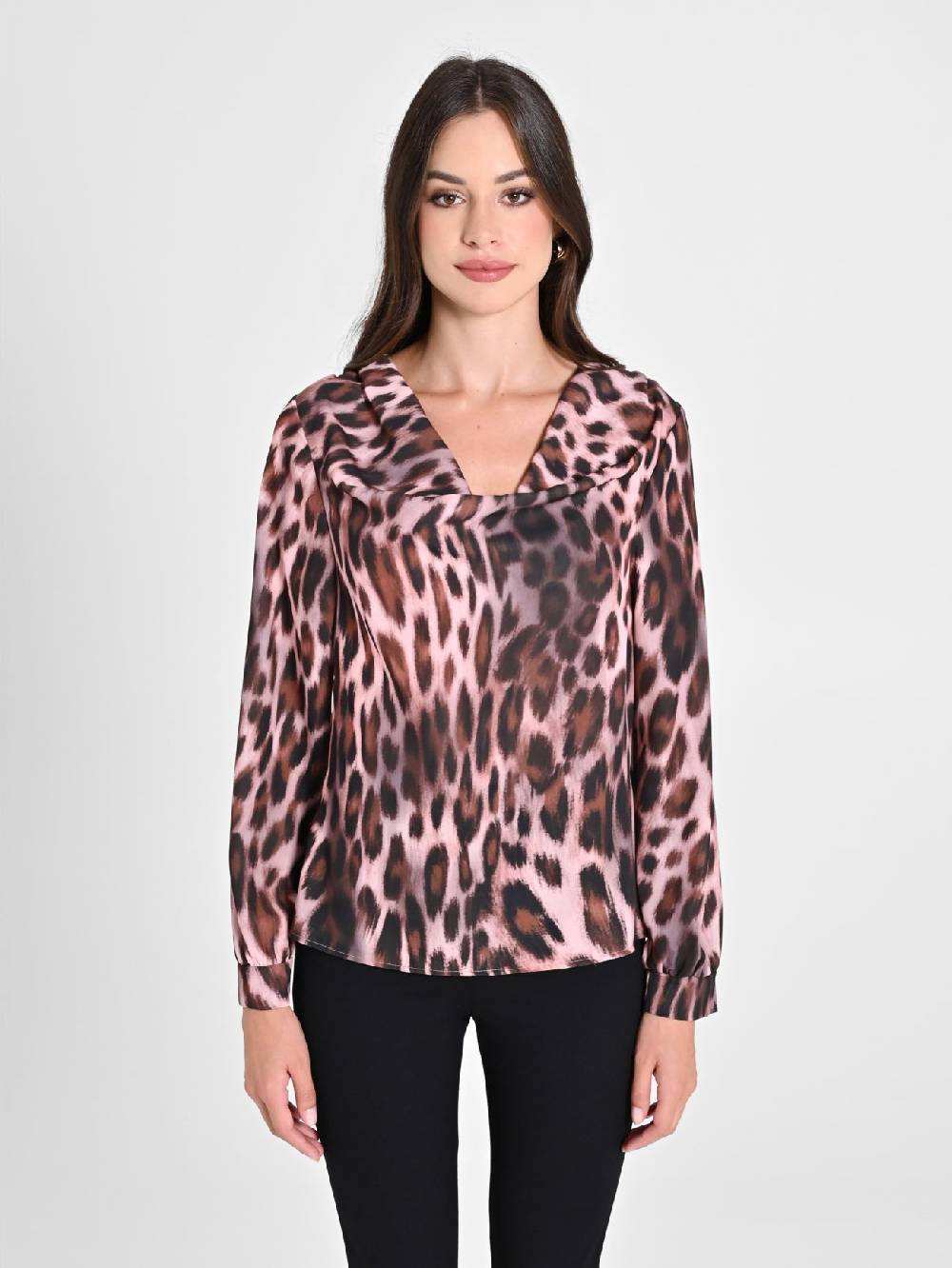 Rinascimento Blusa Pink Animalier 2025
