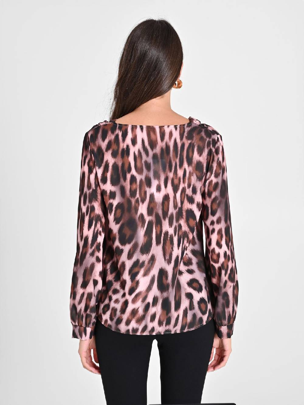 Rinascimento Blusa Pink Animalier 2025
