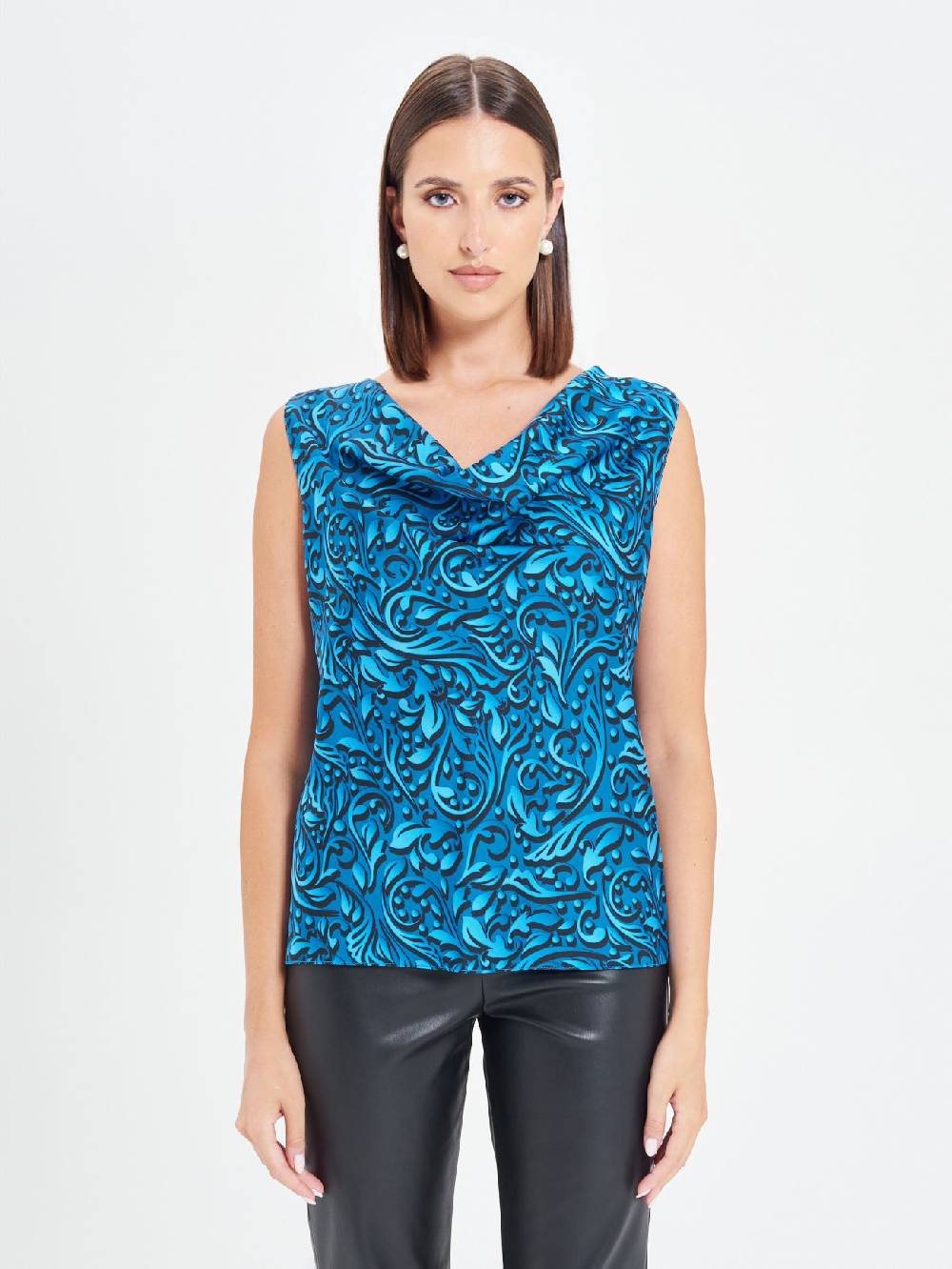 Rinascimento Top stampa Oceano Shopping Online