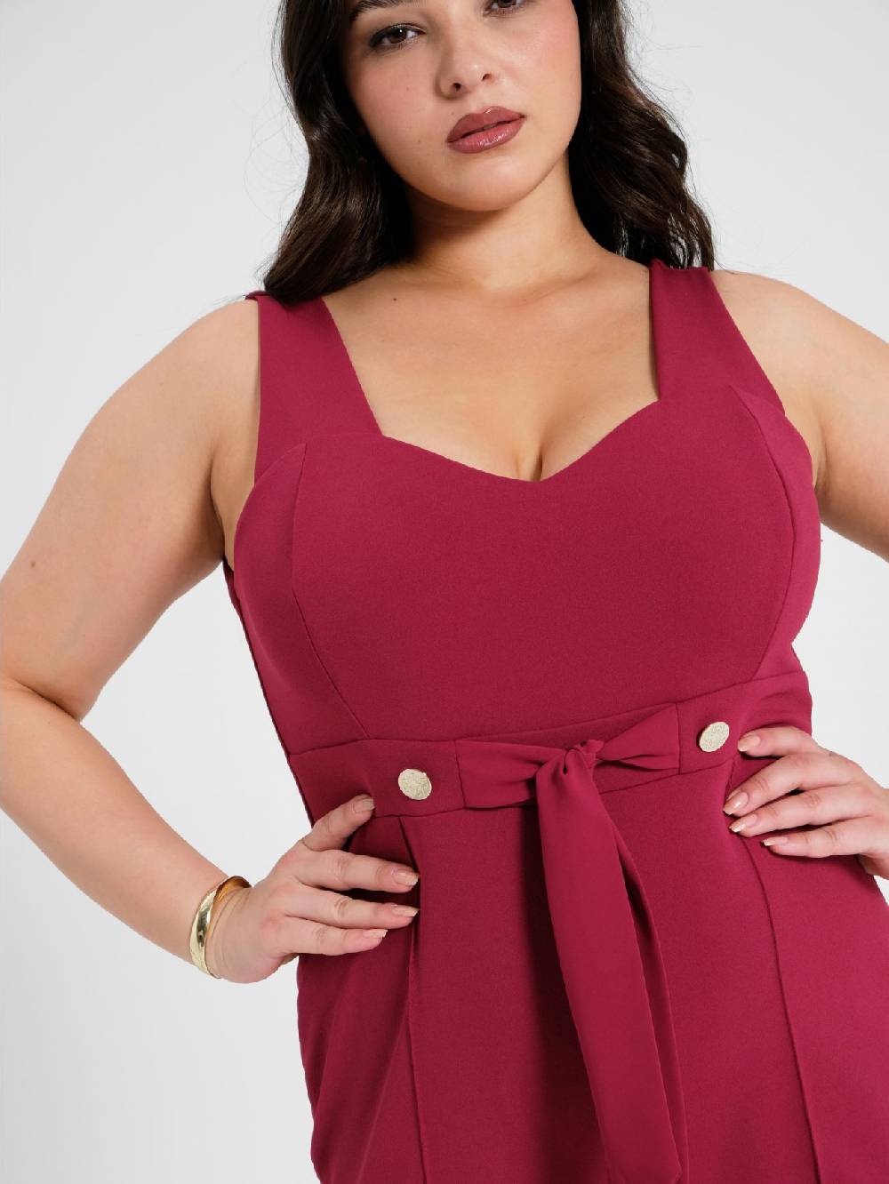 Rinascimento Tuta Curvy Bordeaux Sconto