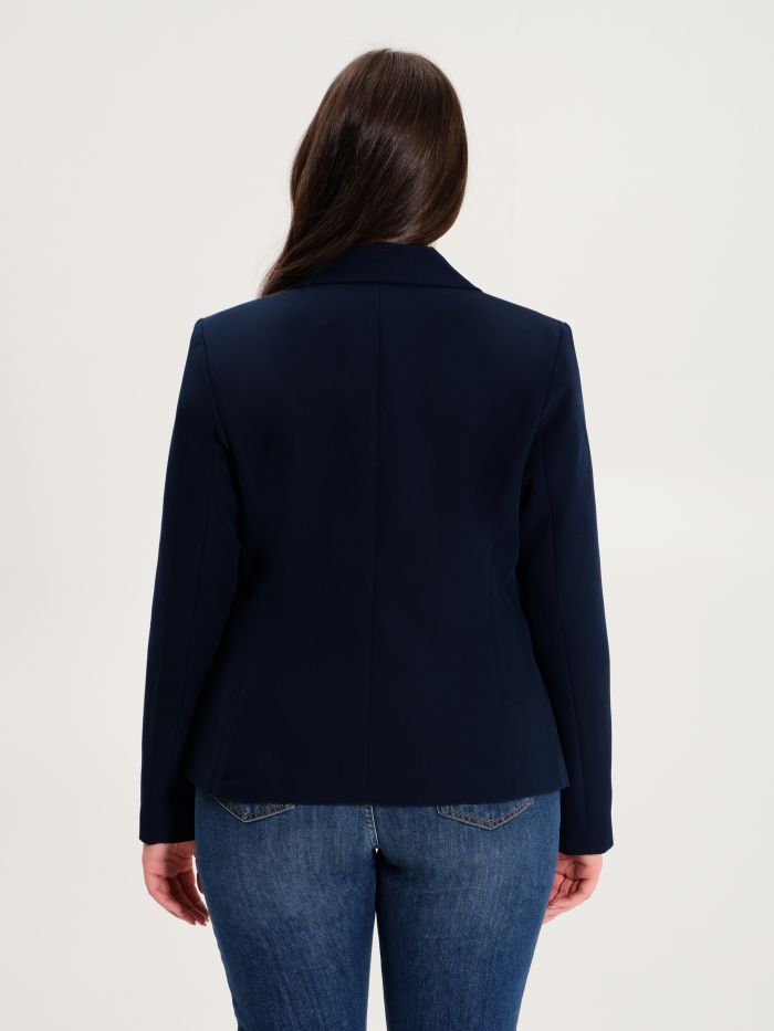 Rinascimento Giacca Curvy 6 Bottoni Blu Hotsell