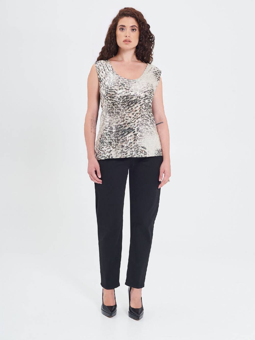 Rinascimento Top Curvy Animalier Negozio