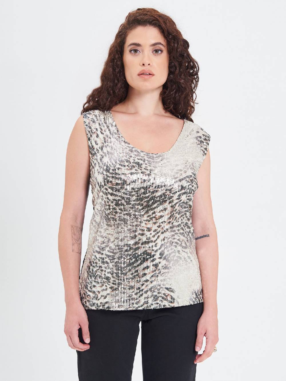Rinascimento Top Curvy Animalier Negozio