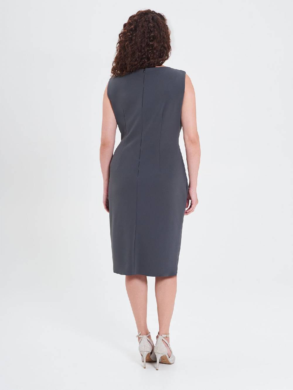 Rinascimento Tubino Curvy Drappeggiato Vendita