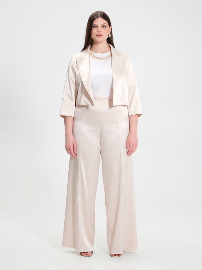 Rinascimento Giacca Curvy in Envers Satin Pezzi Unici
