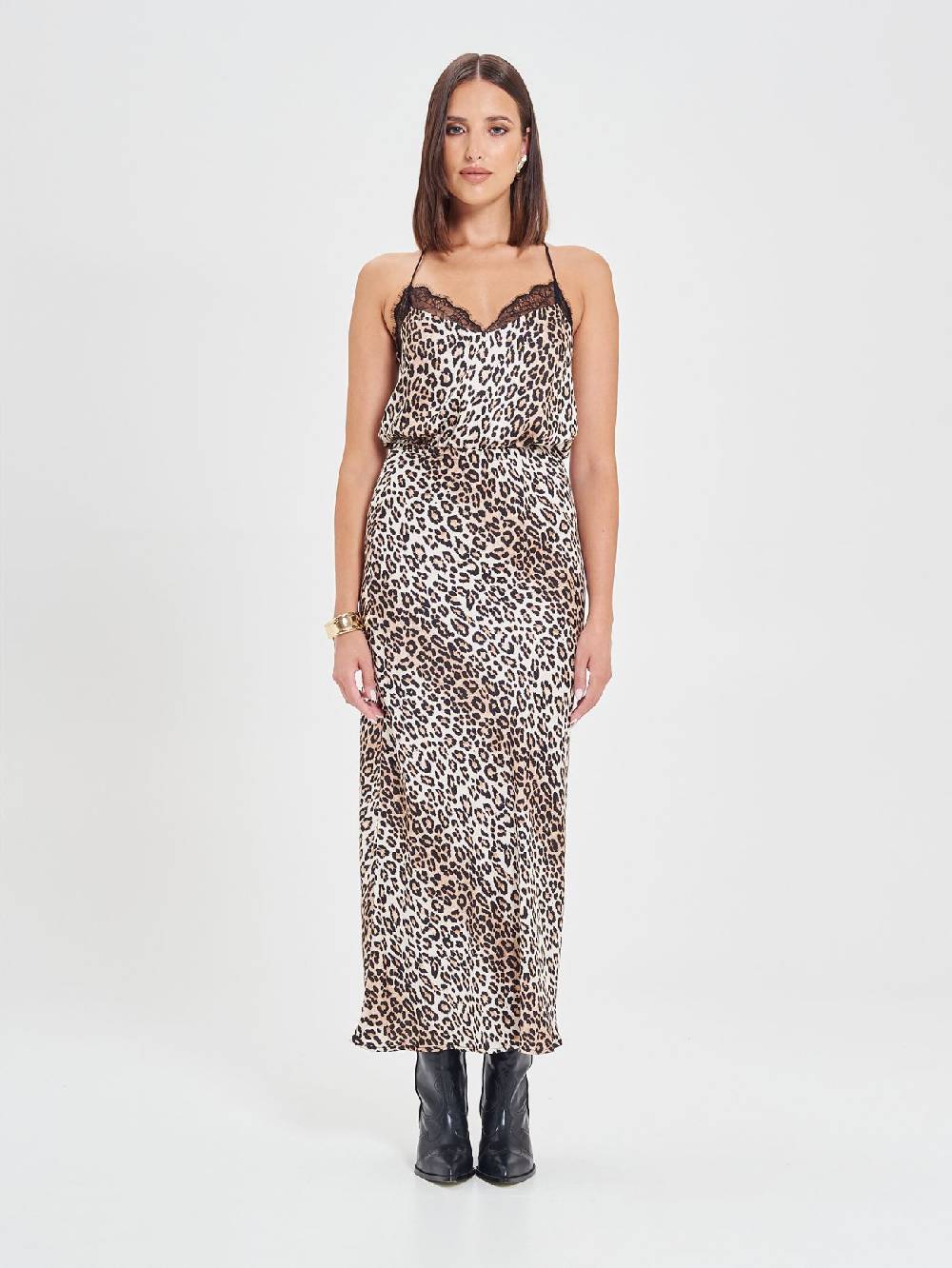 Rinascimento Gonna in Viscosa Animalier Sottocosto