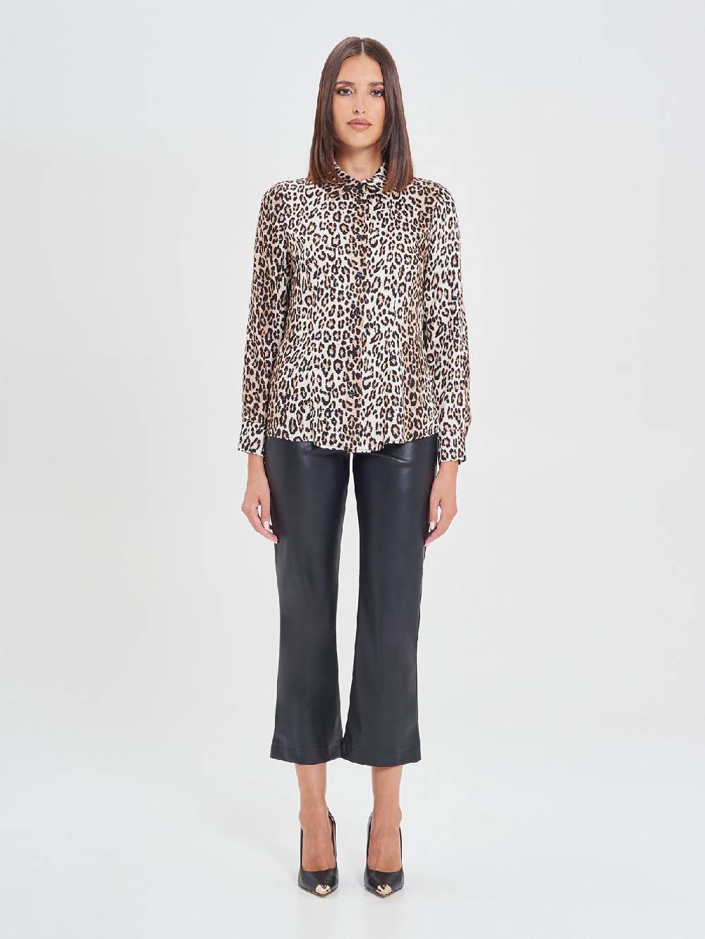 Rinascimento Camicia in Viscosa Animalier Convenienza