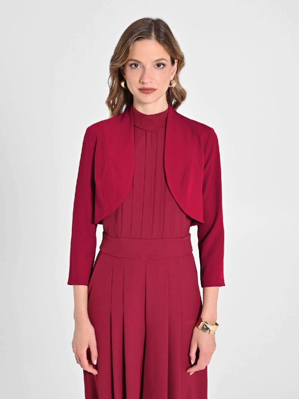 Rinascimento Coprispalle in Cady Bordeaux Vendita