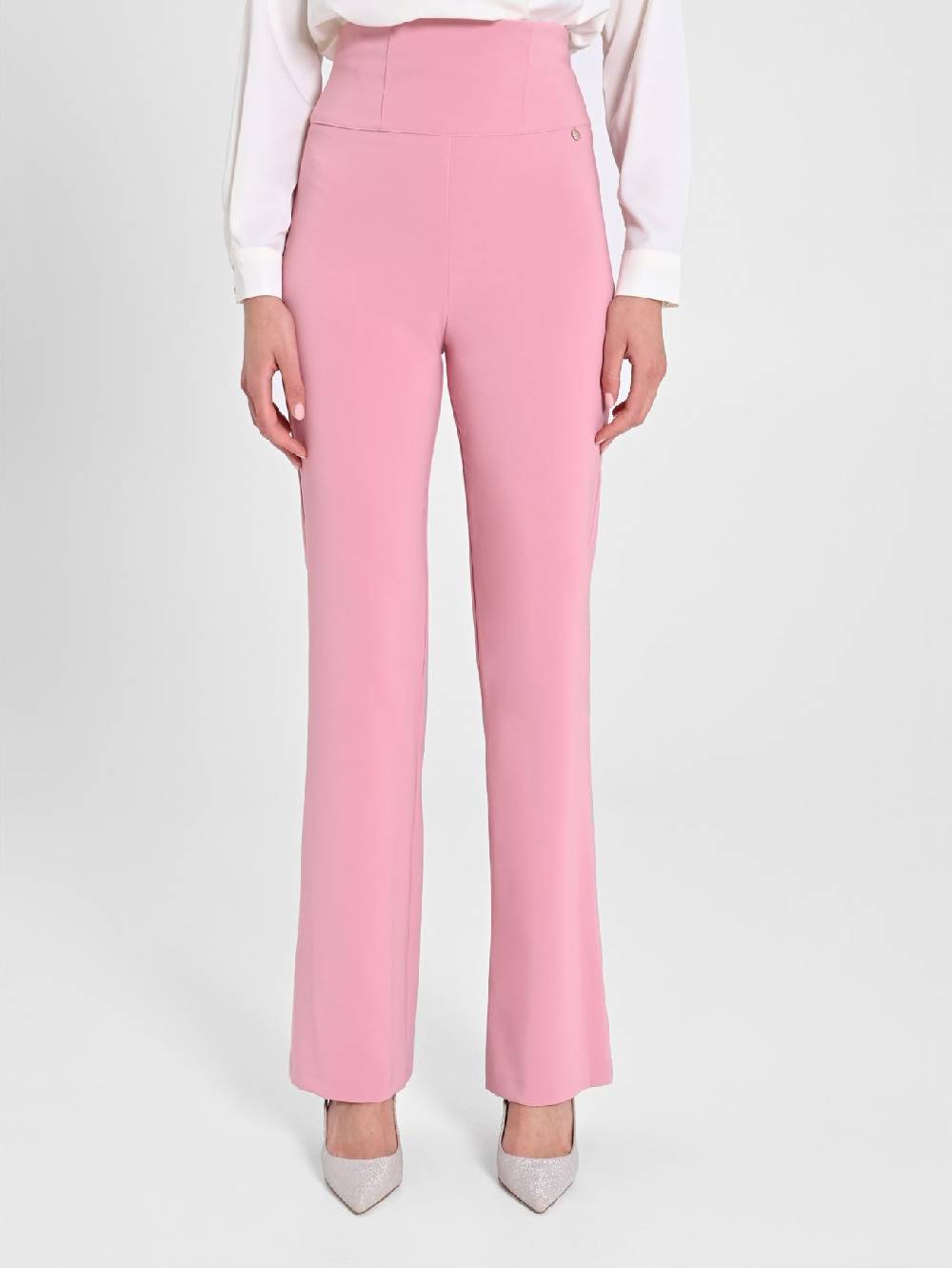 Rinascimento Pantaloni Flared Rosa Antico Acquista Ora