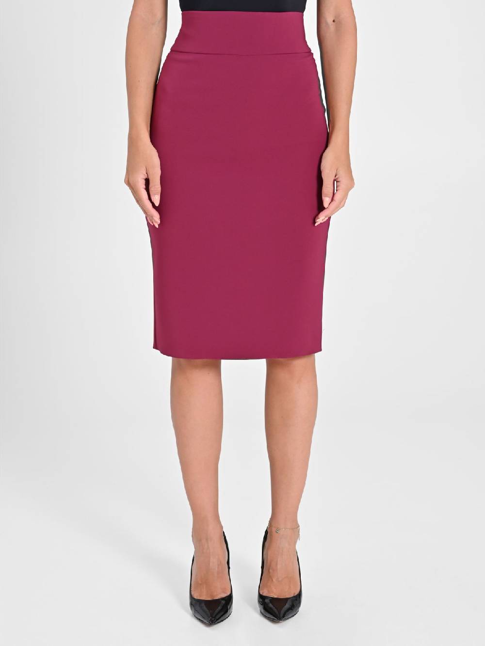 Rinascimento Gonna in Tessuto Tecnico Bordeaux Fino Al -60%