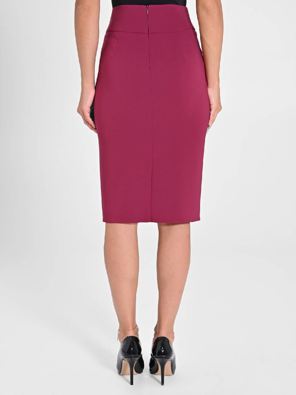 Rinascimento Gonna in Tessuto Tecnico Bordeaux Fino Al -60%