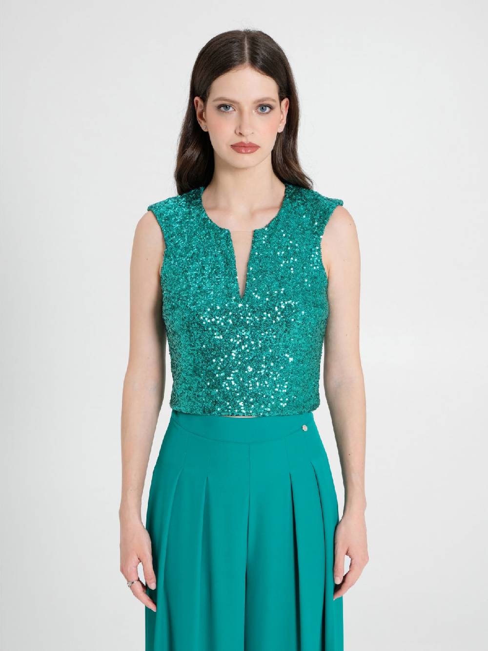 Rinascimento Top Paillettes Presa