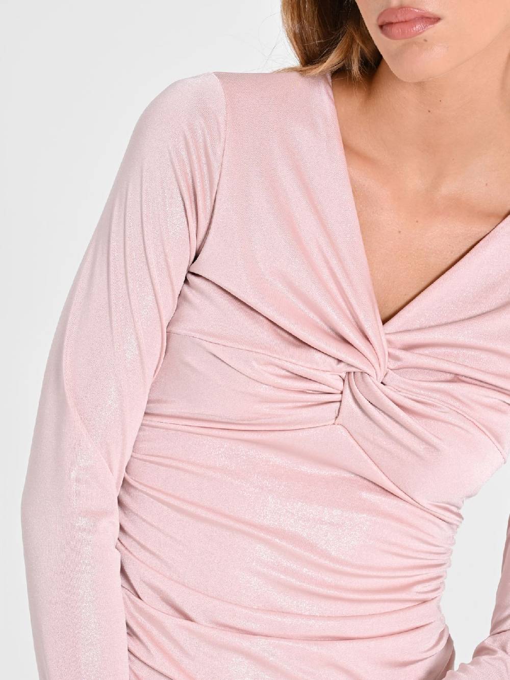 Rinascimento Abito Nodo Rosa Donna Offerte