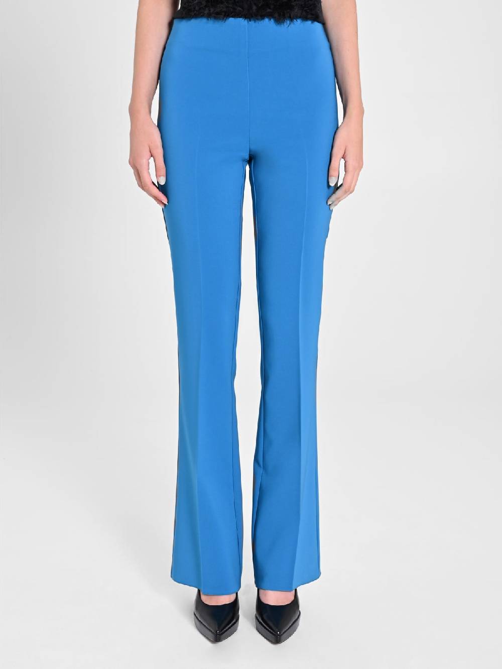 Rinascimento Pantalone Flared Blu Oceano In Saldo