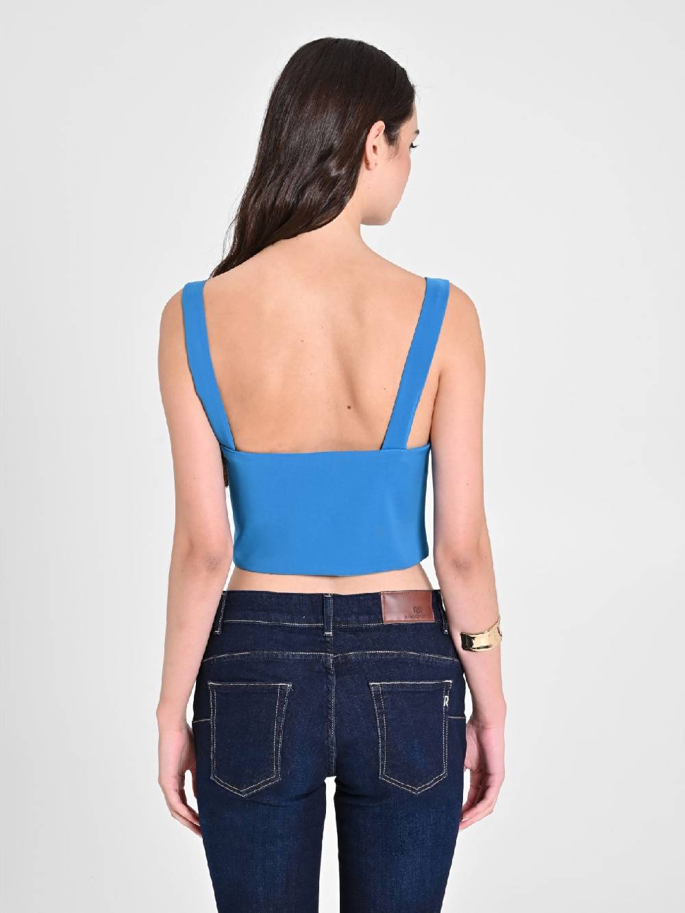 Rinascimento Top Blu Oceano Moda
