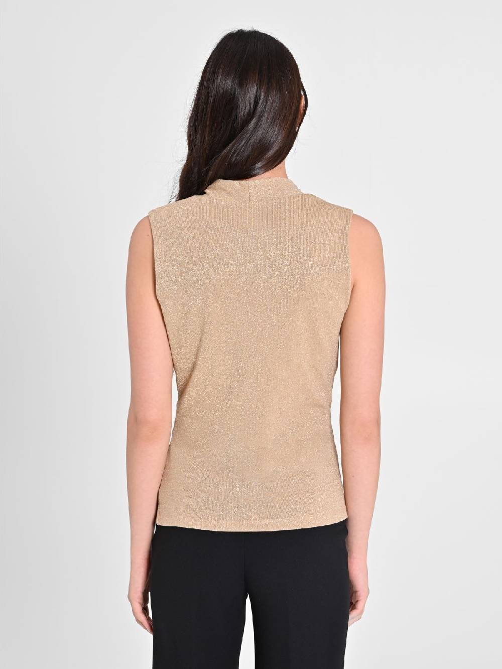 Rinascimento Top in Lurex Oro Sconto
