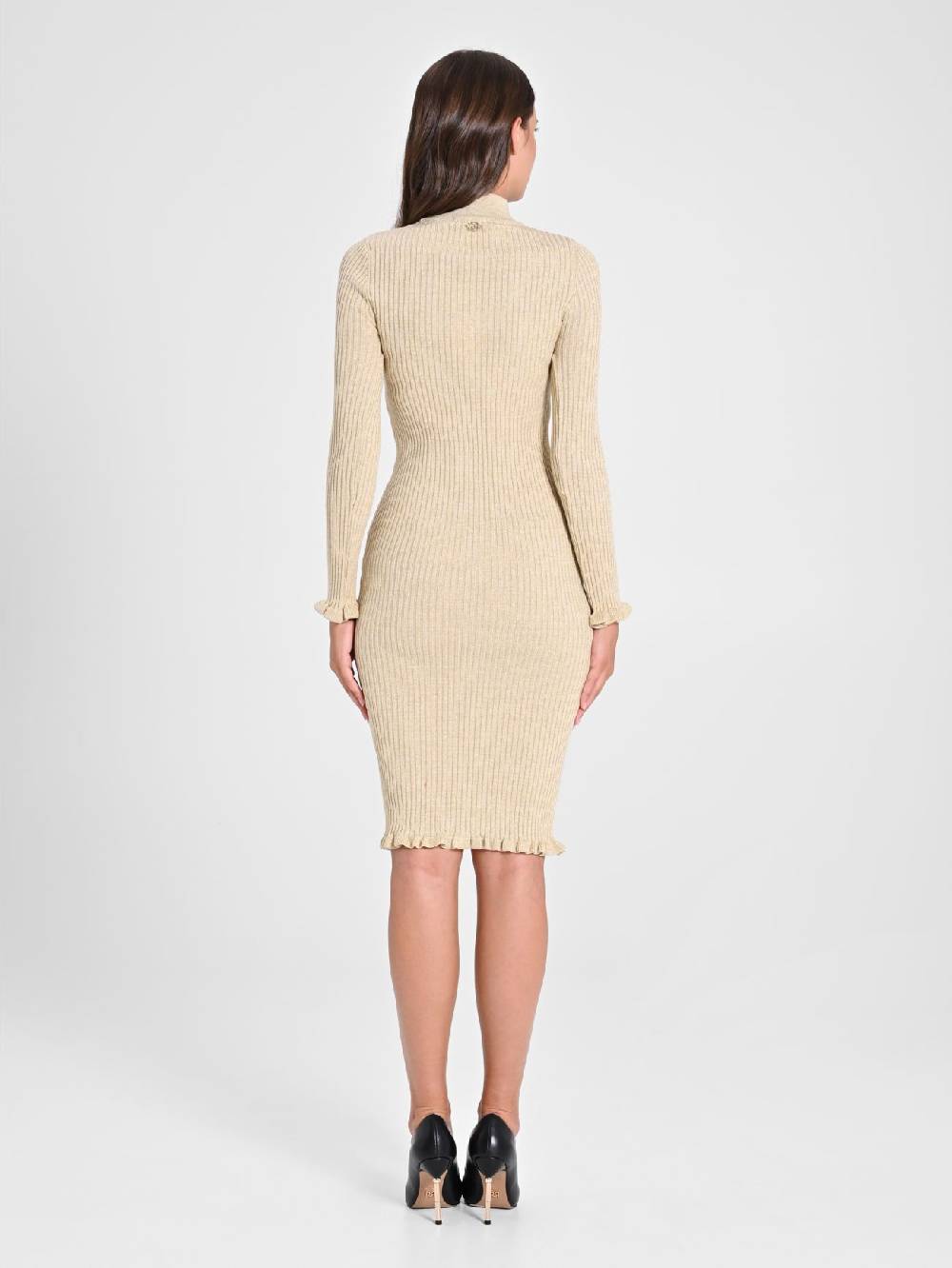 Rinascimento Abito Oro Lurex in Maglia Offerta
