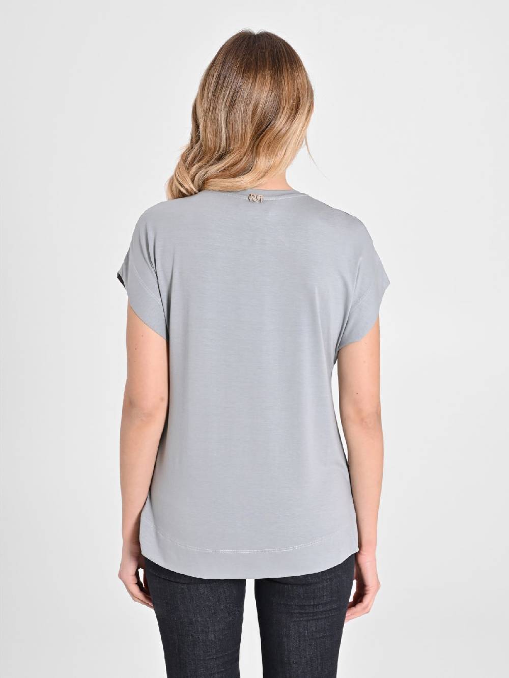 Rinascimento Blusa Envers Satin Grigia Offerta migliore