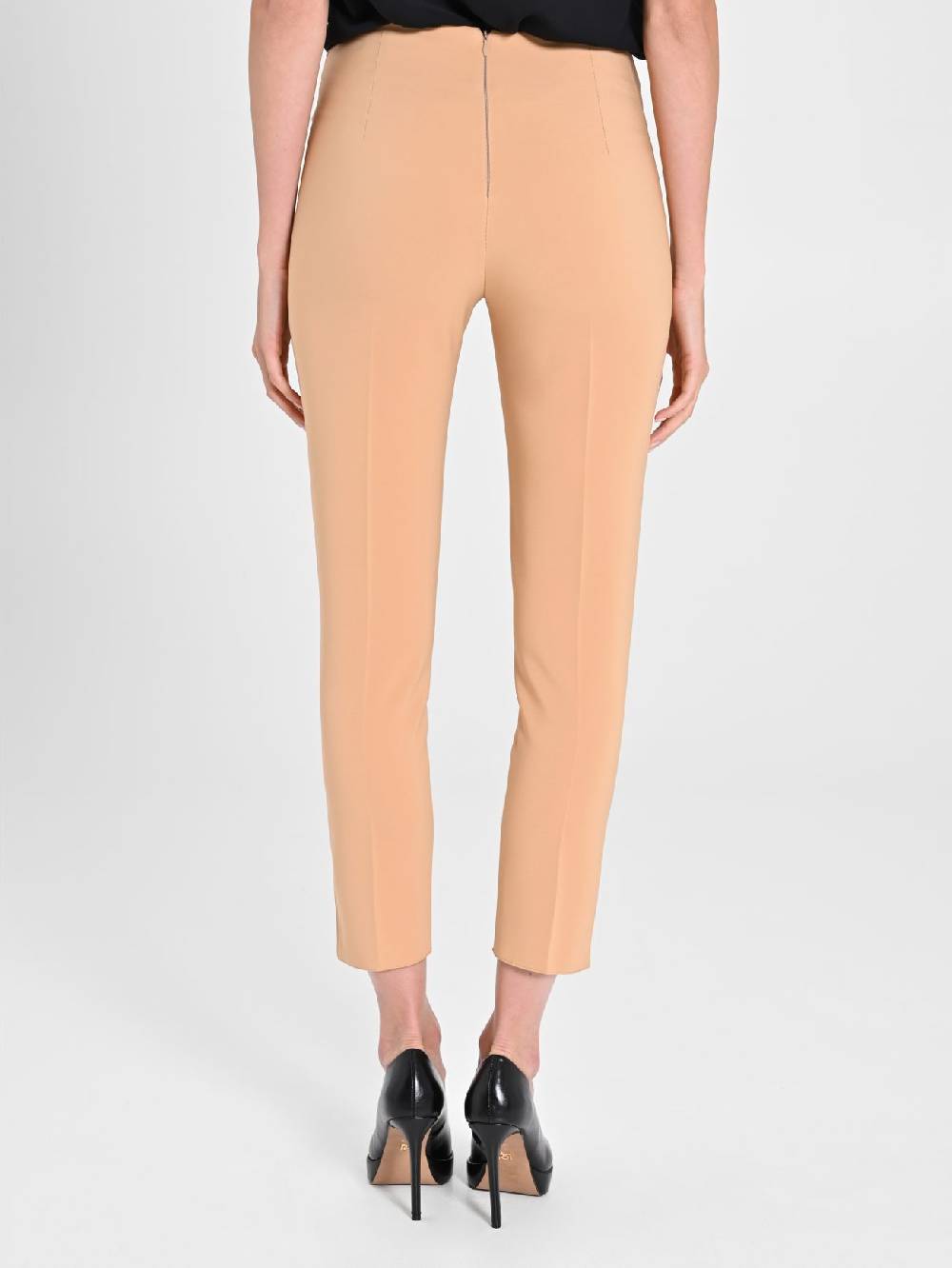 Rinascimento Pantaloni Cammello Fibbia Geometrica Outlet