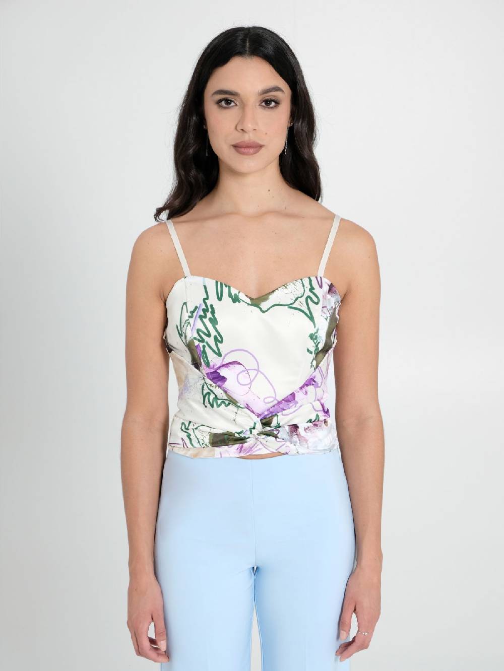 Rinascimento Top Bustier stampa Floreale Shopping Online