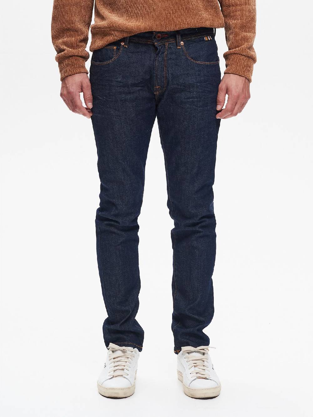Rinascimento Jeans Slim-Fit Uomo Raw Blu QB24 Offerta