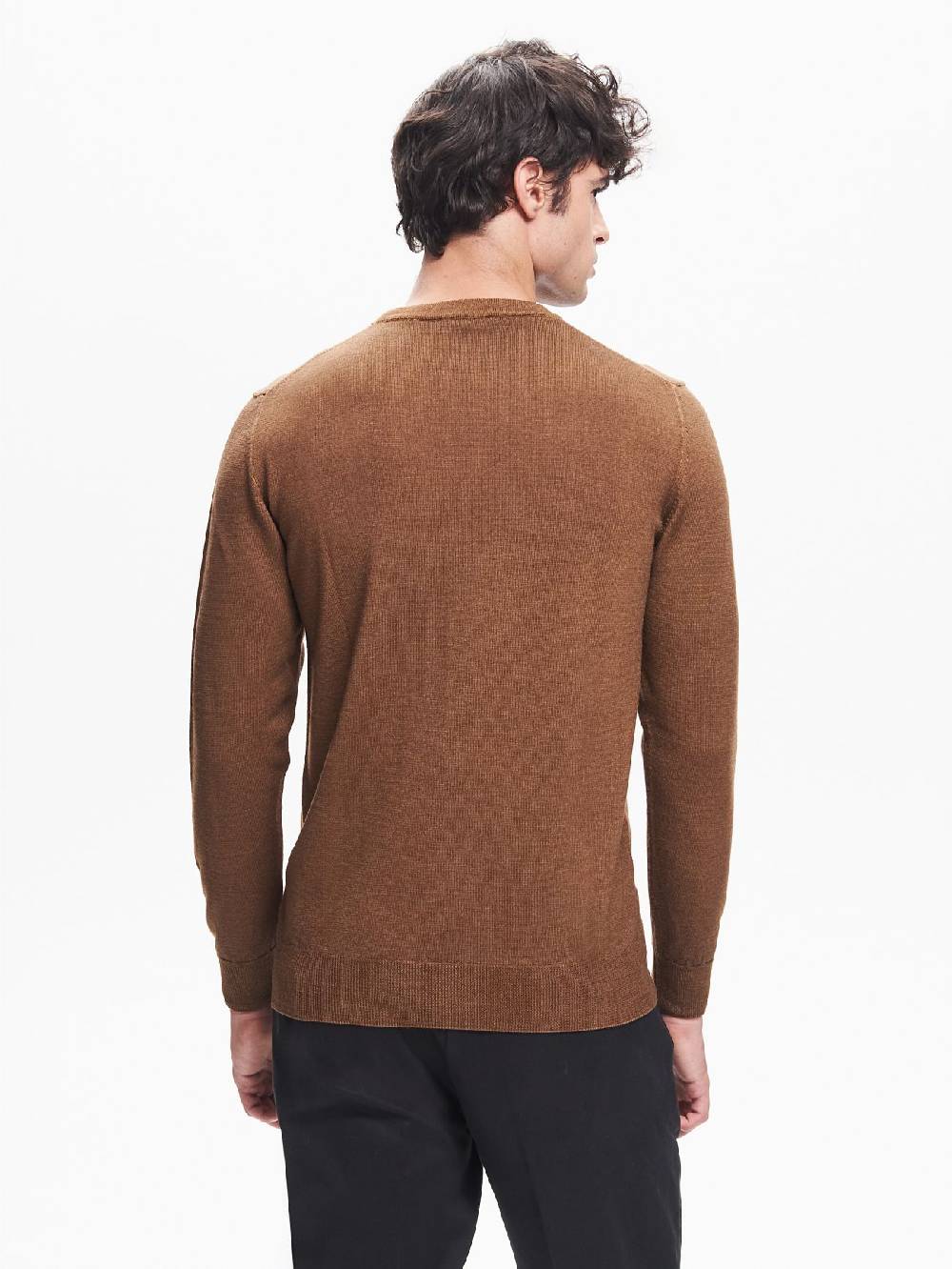 Rinascimento Maglia Girocollo Uomo Costine nel Giromanica QB24 Economico