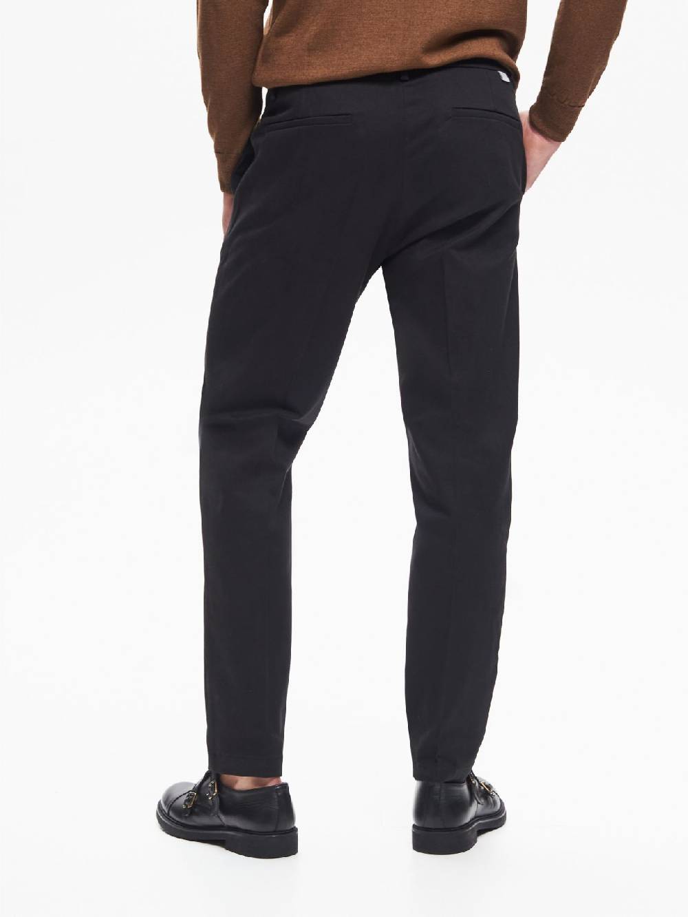 Rinascimento Pantaloni Regular-Fit Uomo in Gabardina QB24 Online