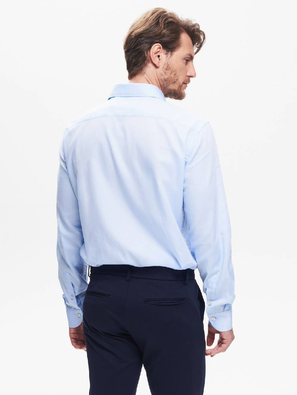 Rinascimento Camicia Classica Uomo Collo alla Francese QB24 Saldi