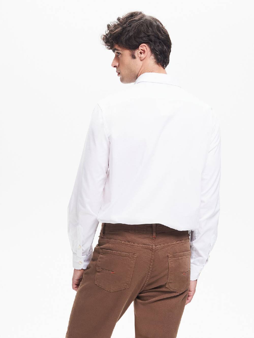 Rinascimento Camicia Popeline Uomo Collo alla Francese QB24 Offerte