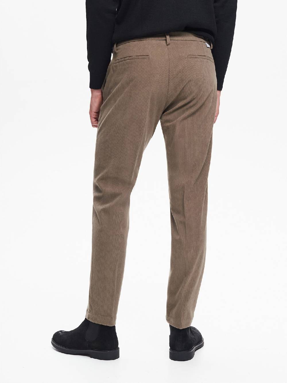 Rinascimento Pantaloni Regular-Fit Uomo Velluto QB24 Nuova